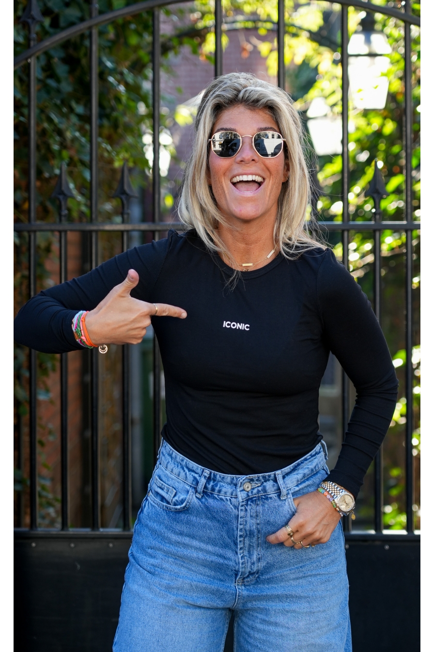 Longsleeve ICONIC Zwart