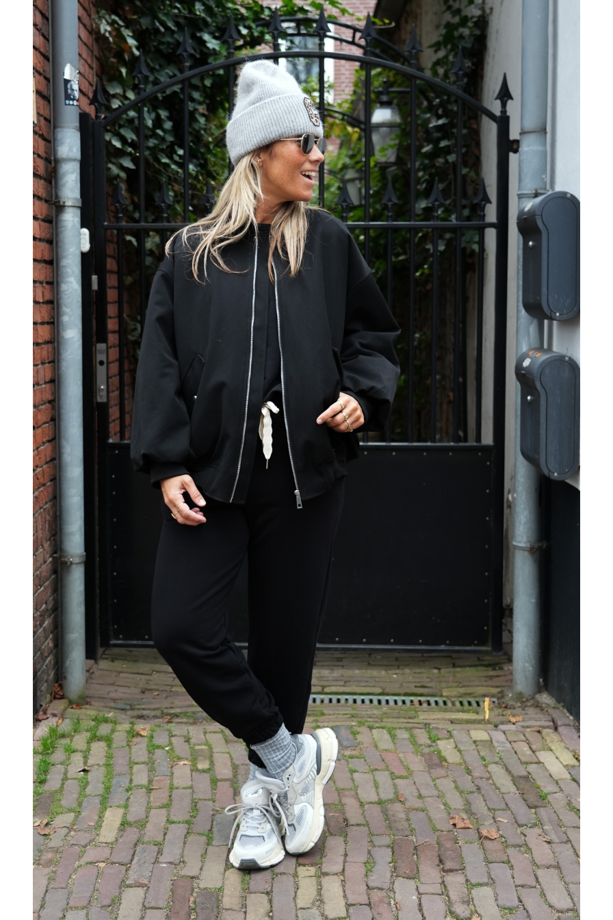 Bomberjack Scotti Zwart