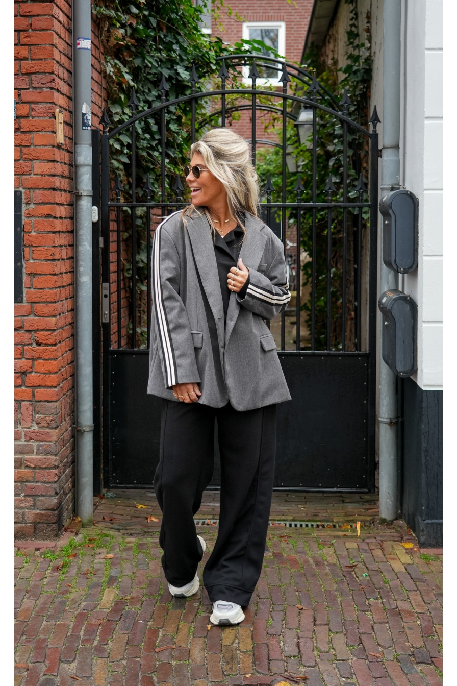 Wide Leg Broek Mitchy Zwart