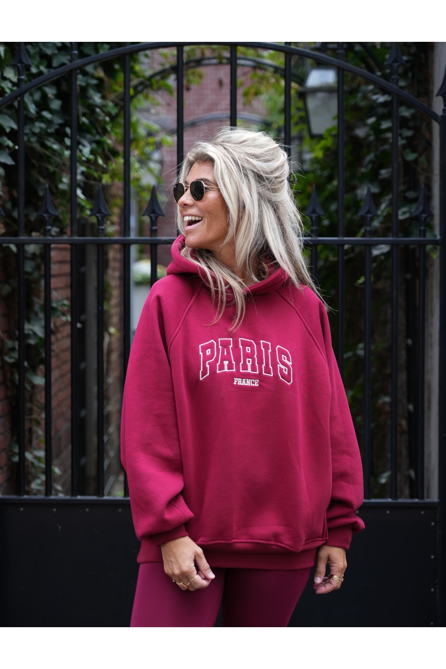 Hoody PARIS Bordeaux