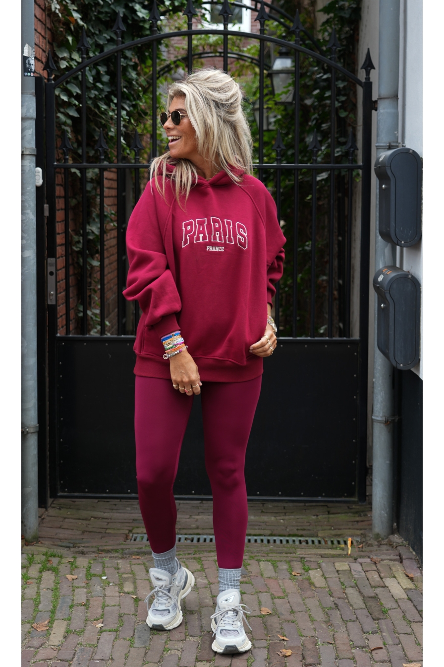 Hoody PARIS Bordeaux