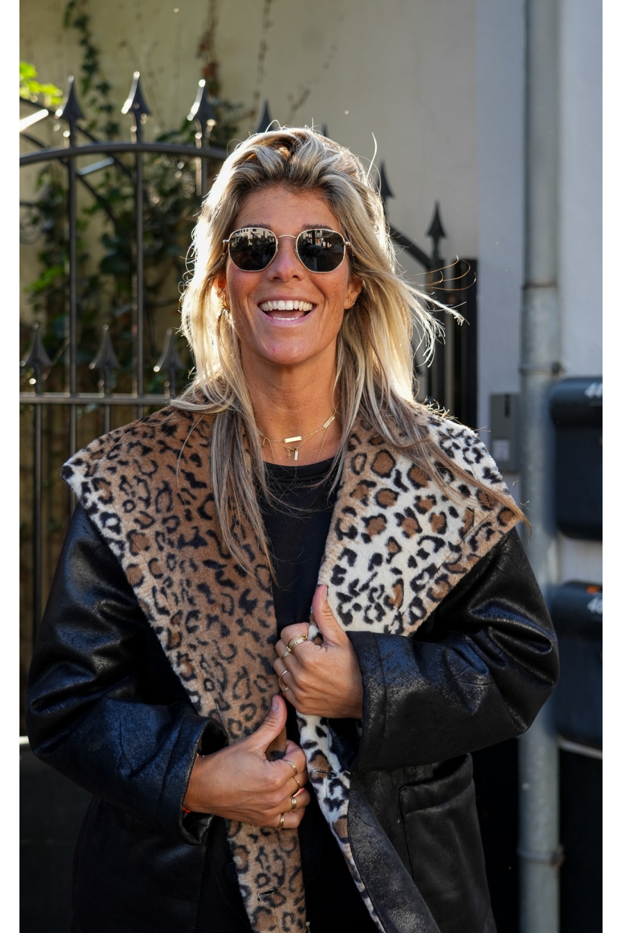 ZIP Black Jack Leopard