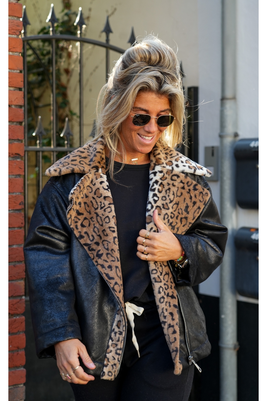 ZIP Black Jack Leopard