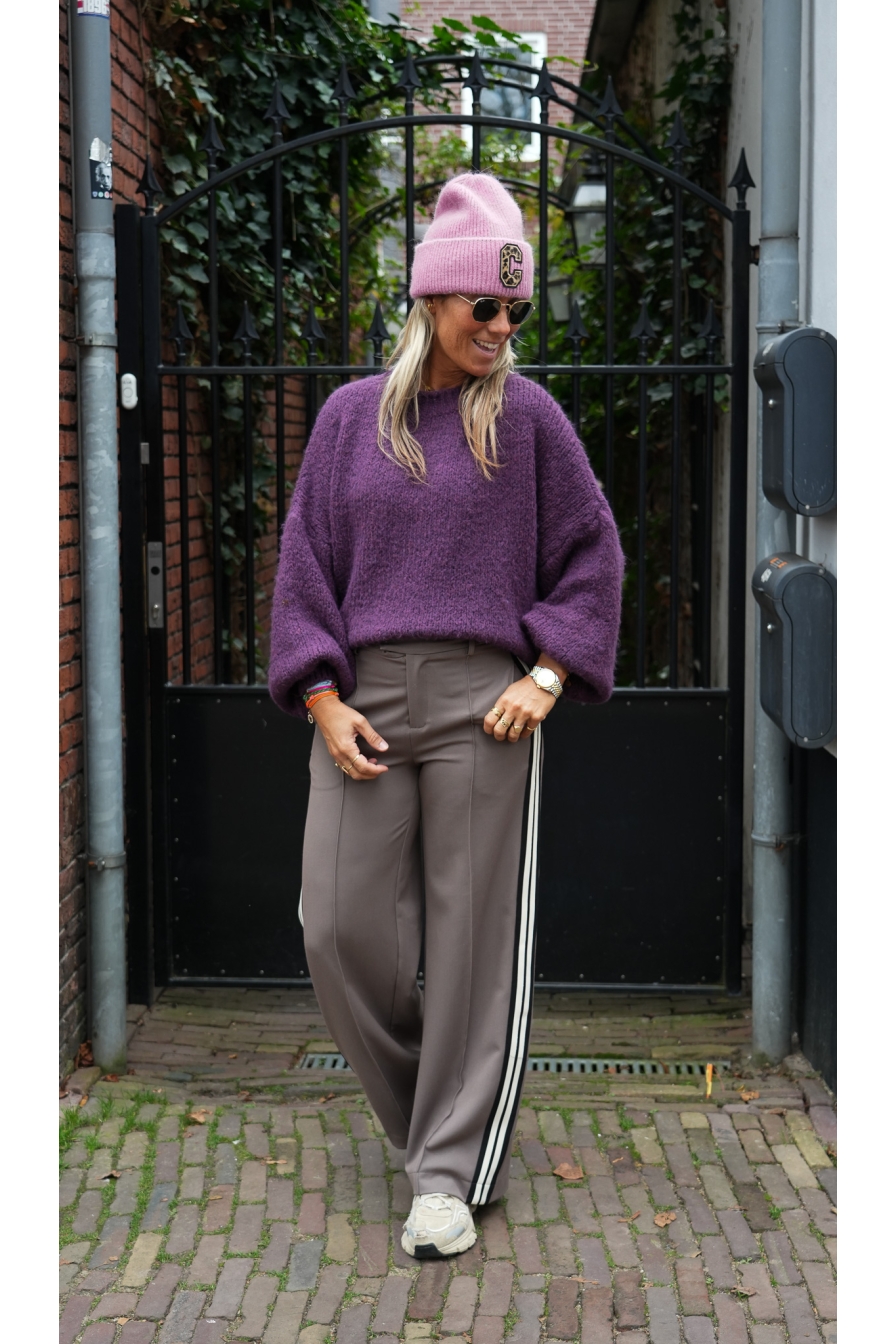 Trui Iris Aubergine/Paars