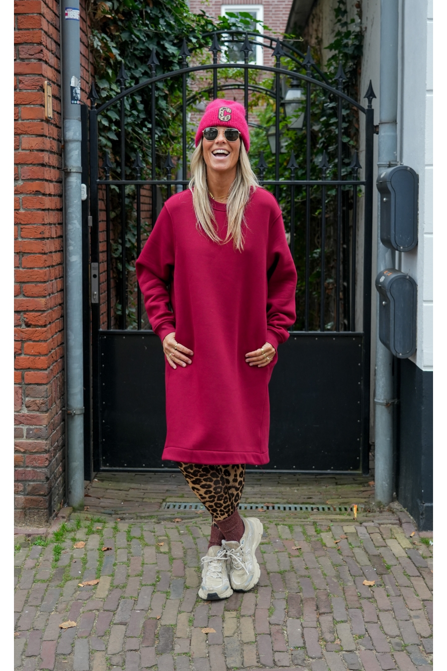 Sweaty Sweatdress Rachel Bordeaux