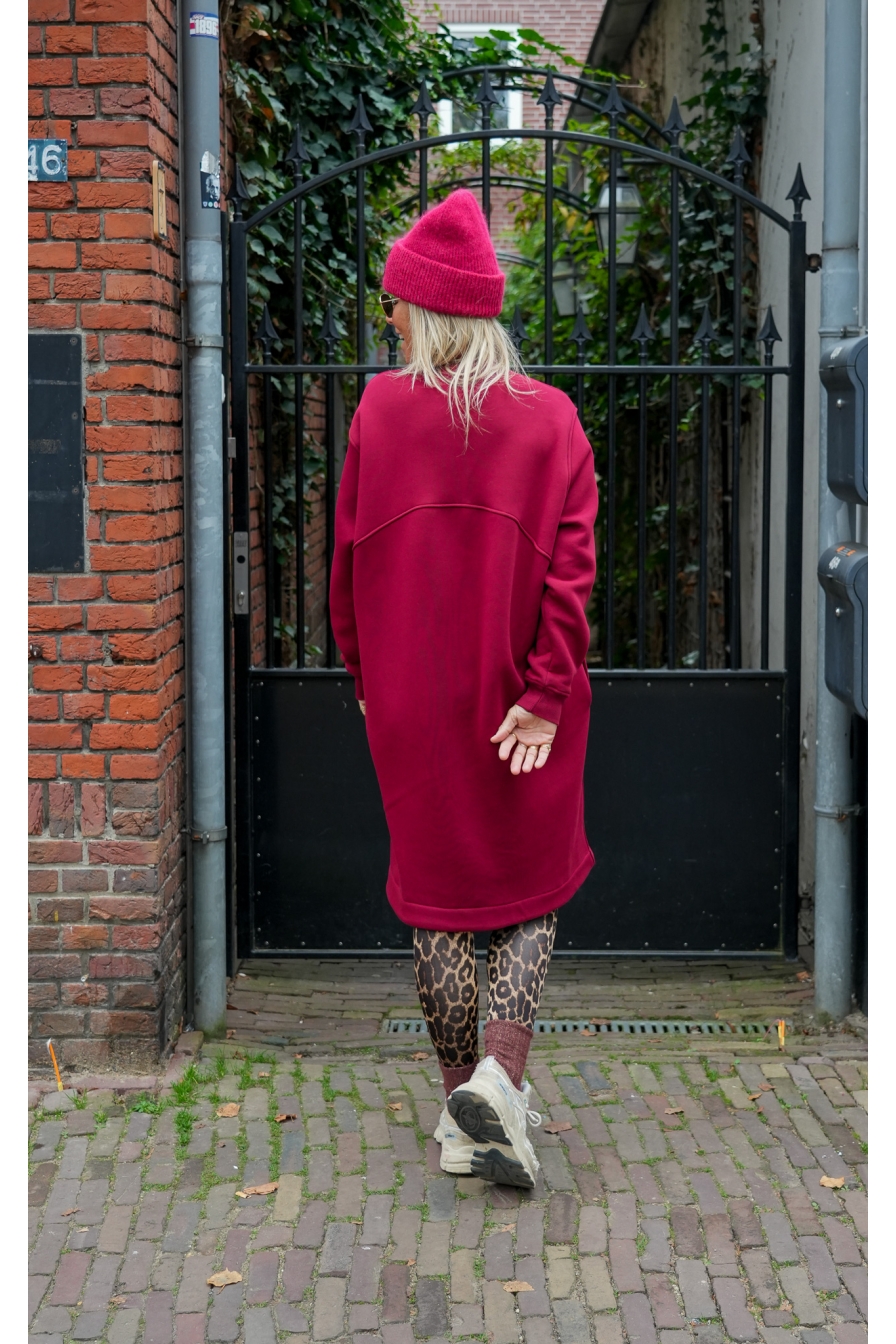 Sweaty Sweatdress Rachel Bordeaux