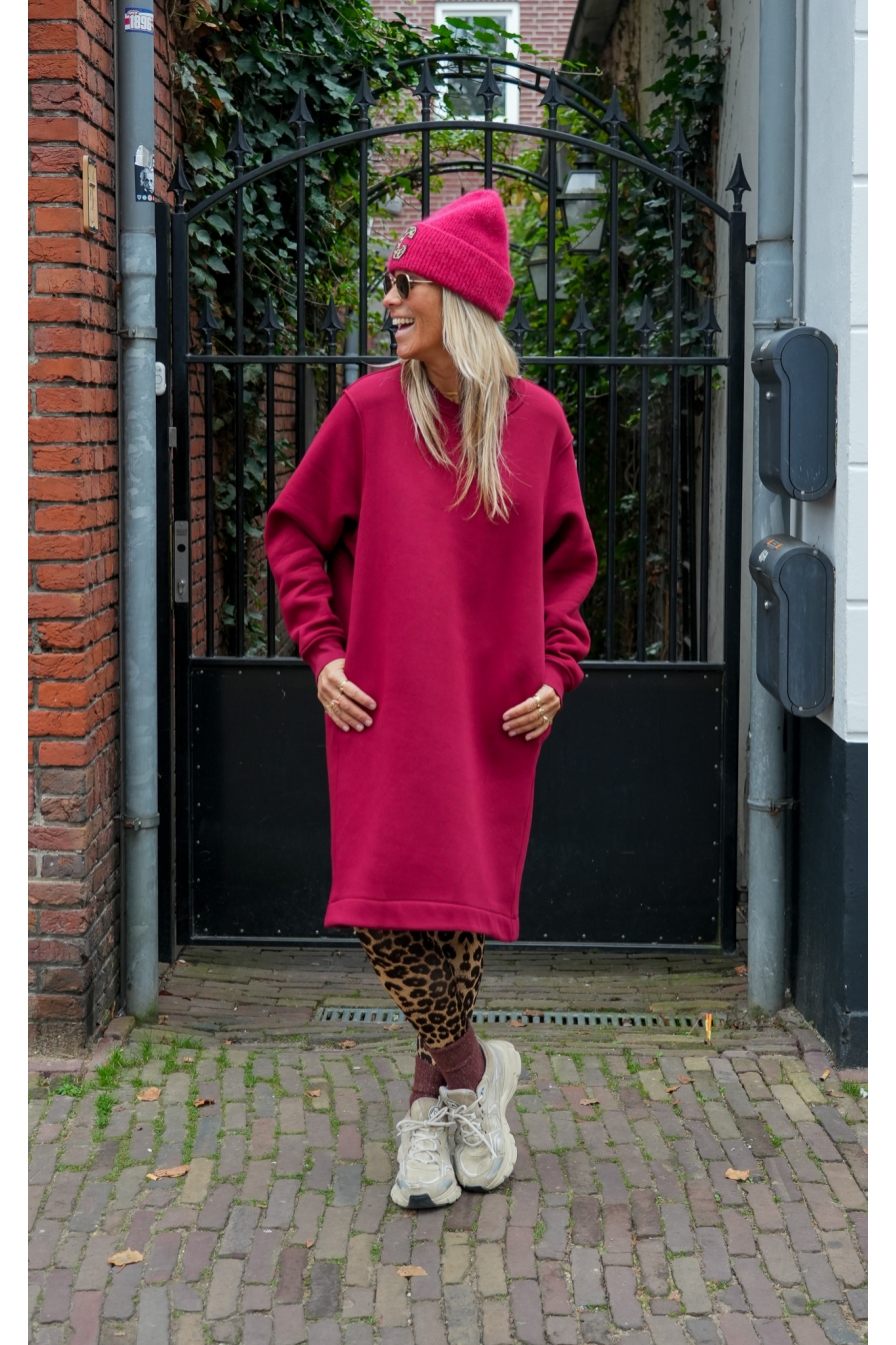 Sweaty Sweatdress Rachel Bordeaux