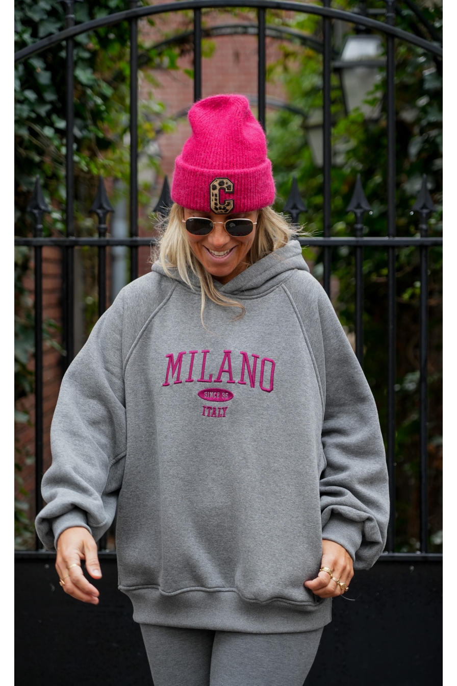 Hoody Milano Grijs