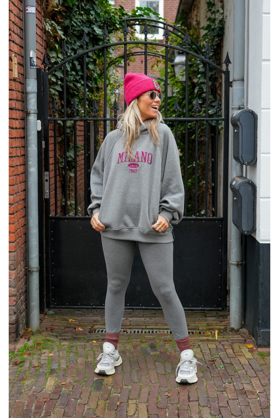 Hoody Milano Grijs