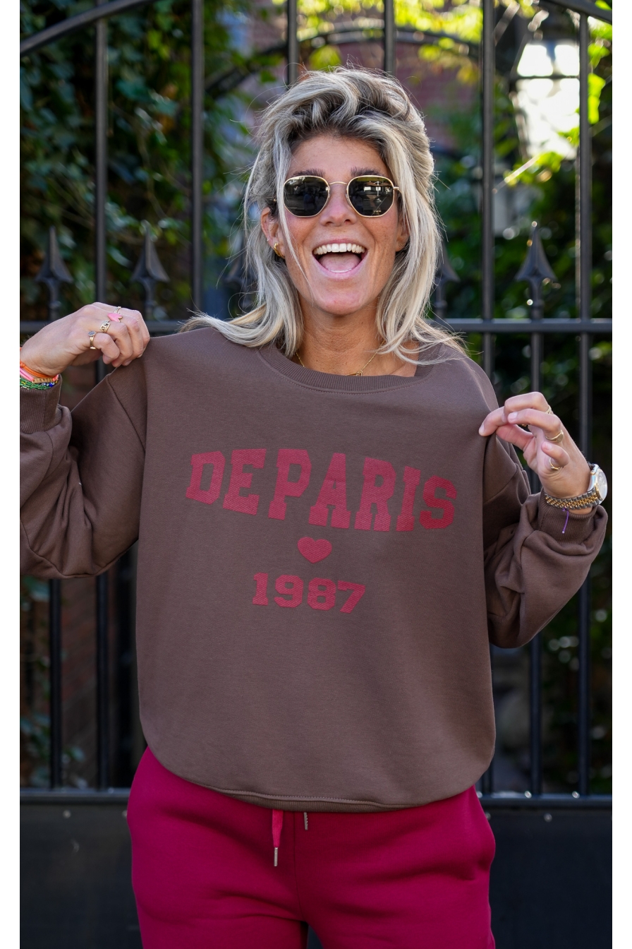 Sweater Paris Choco