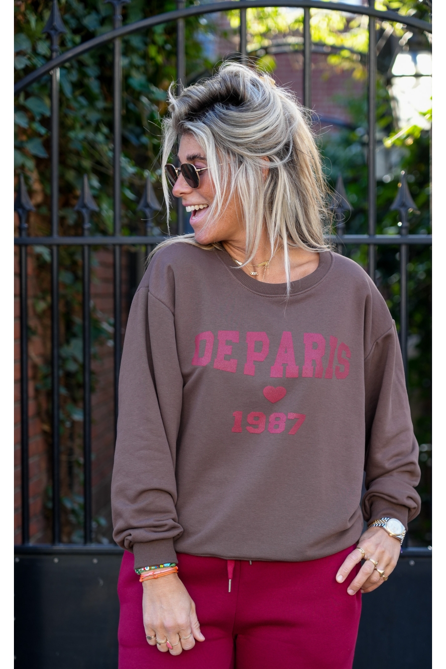 Sweater Paris Choco