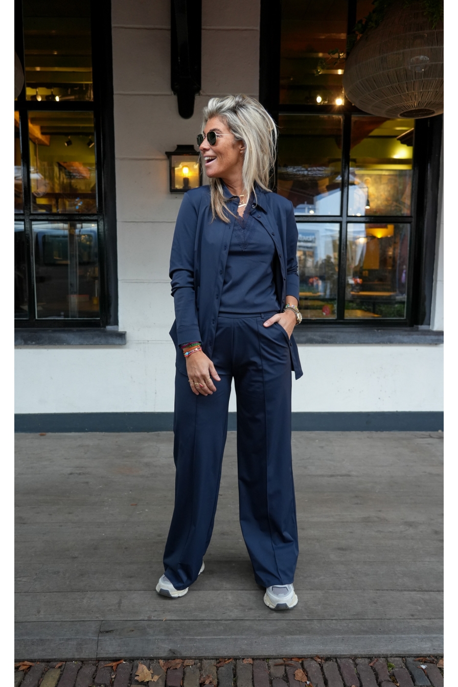 Travel Broek Donkerblauw Tatum