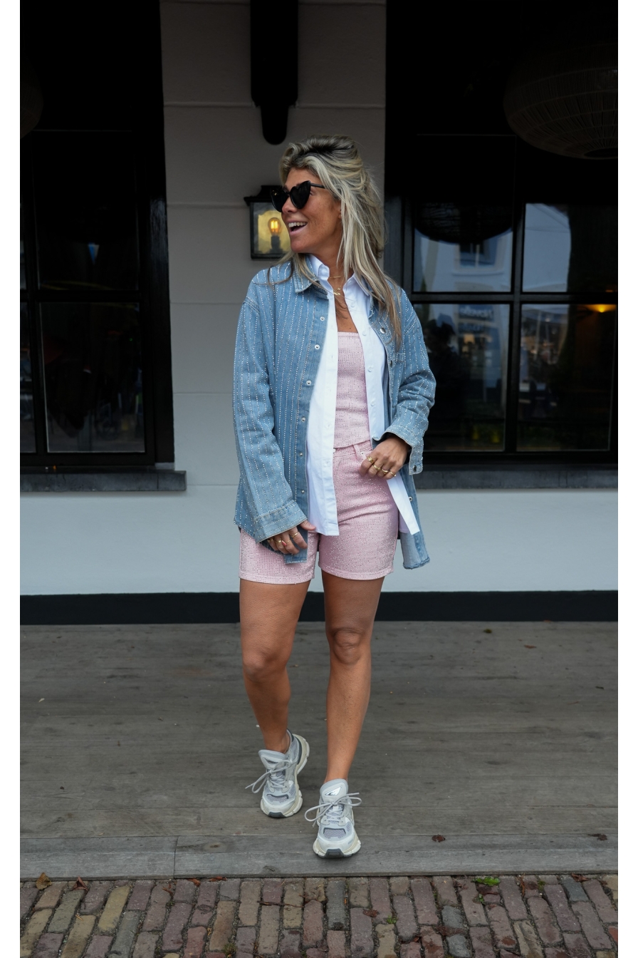 Short Strass Roze