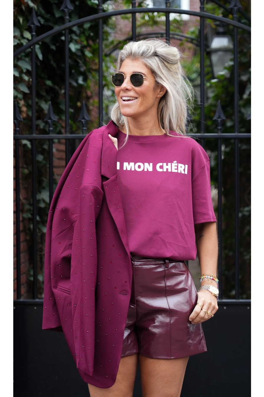 Shirt Mon Cheri Bordeaux