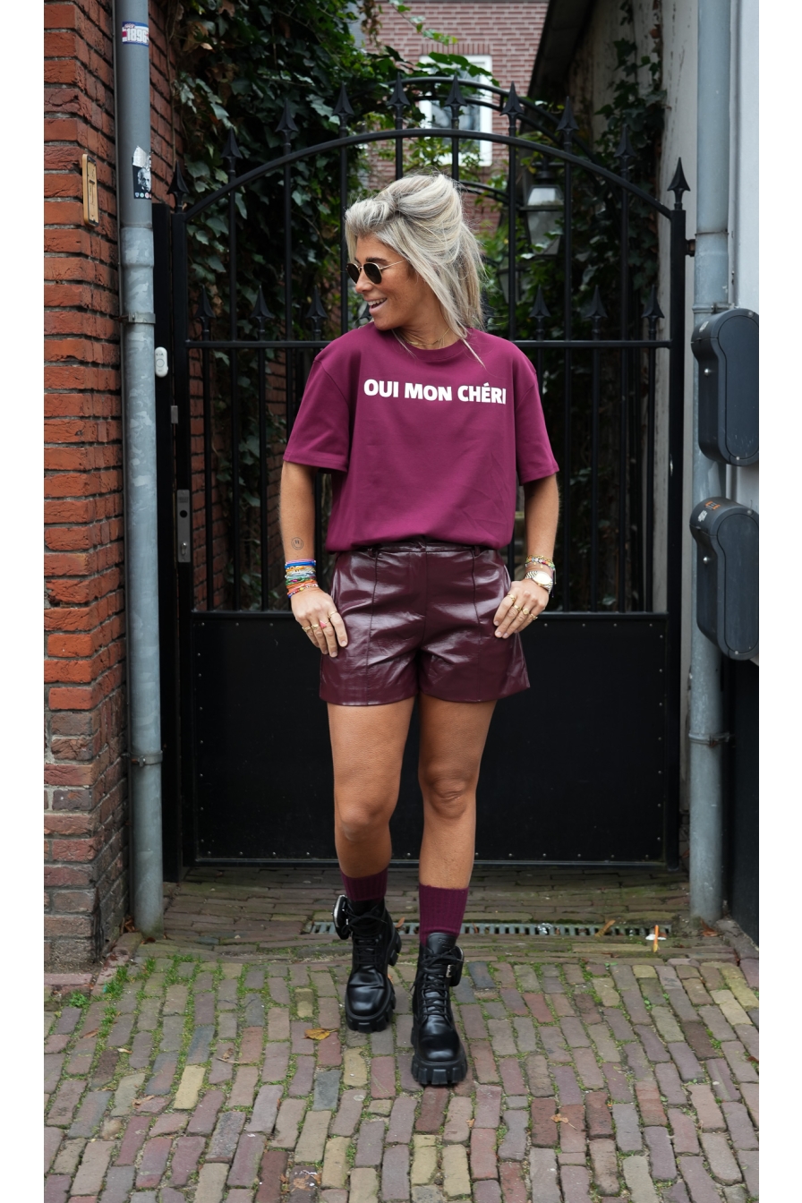 Shirt Mon Cheri Bordeaux
