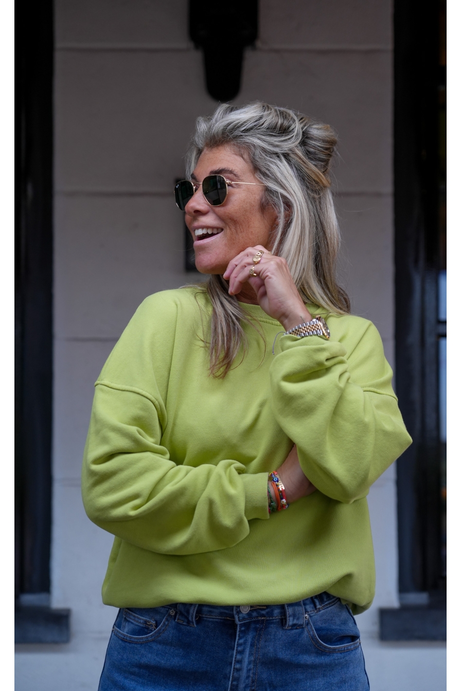 Sweater Selma Lime