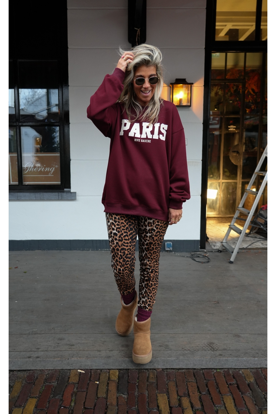 Sweater Paris Bordeaux
