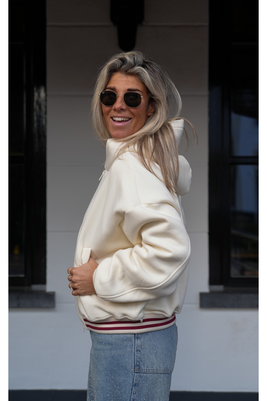 Hoody Vest London Beige