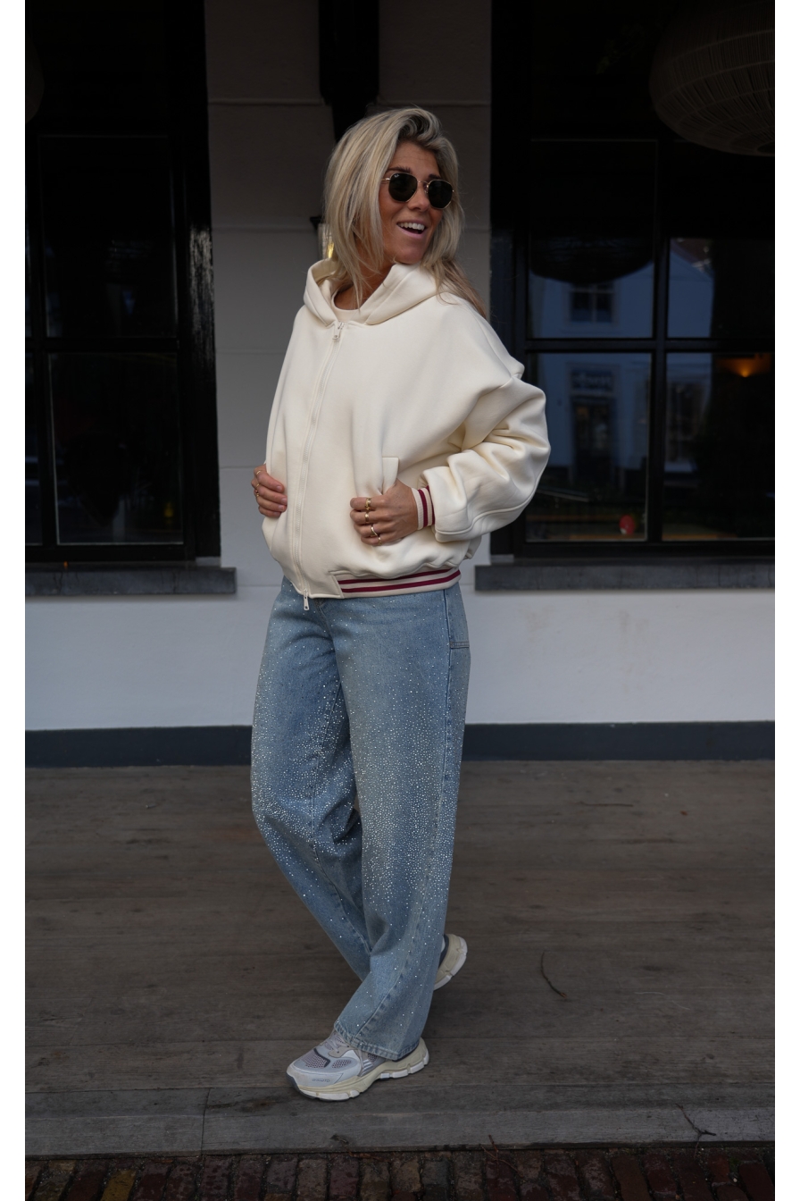 Hoody Vest London Beige