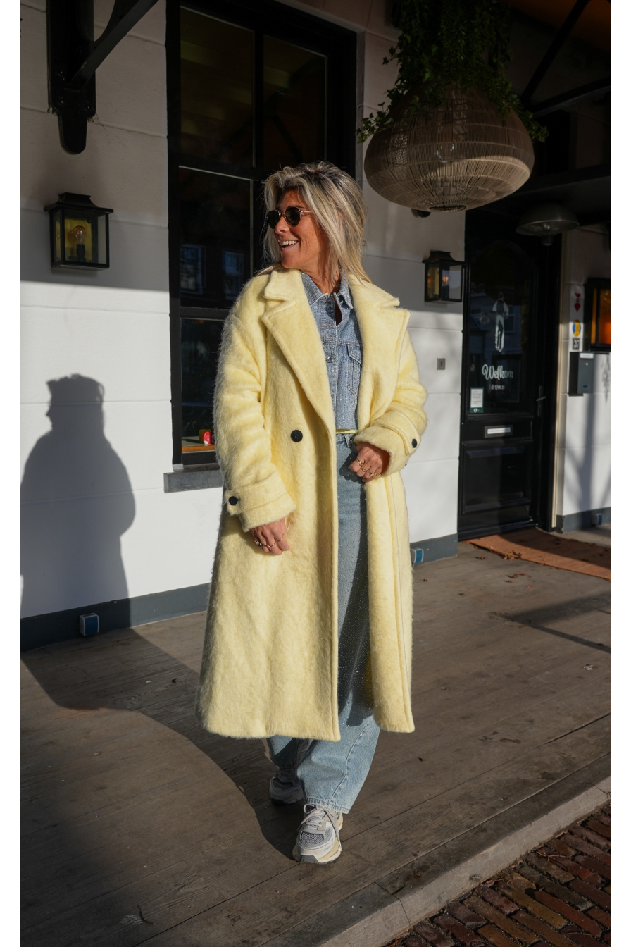 Lange Coat Kate Geel