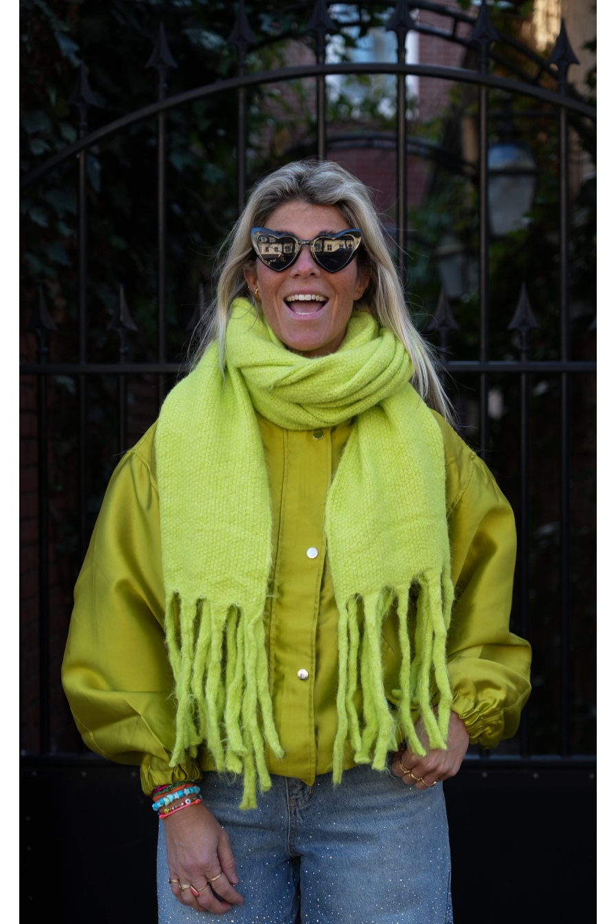 Sjaal Anna Lime