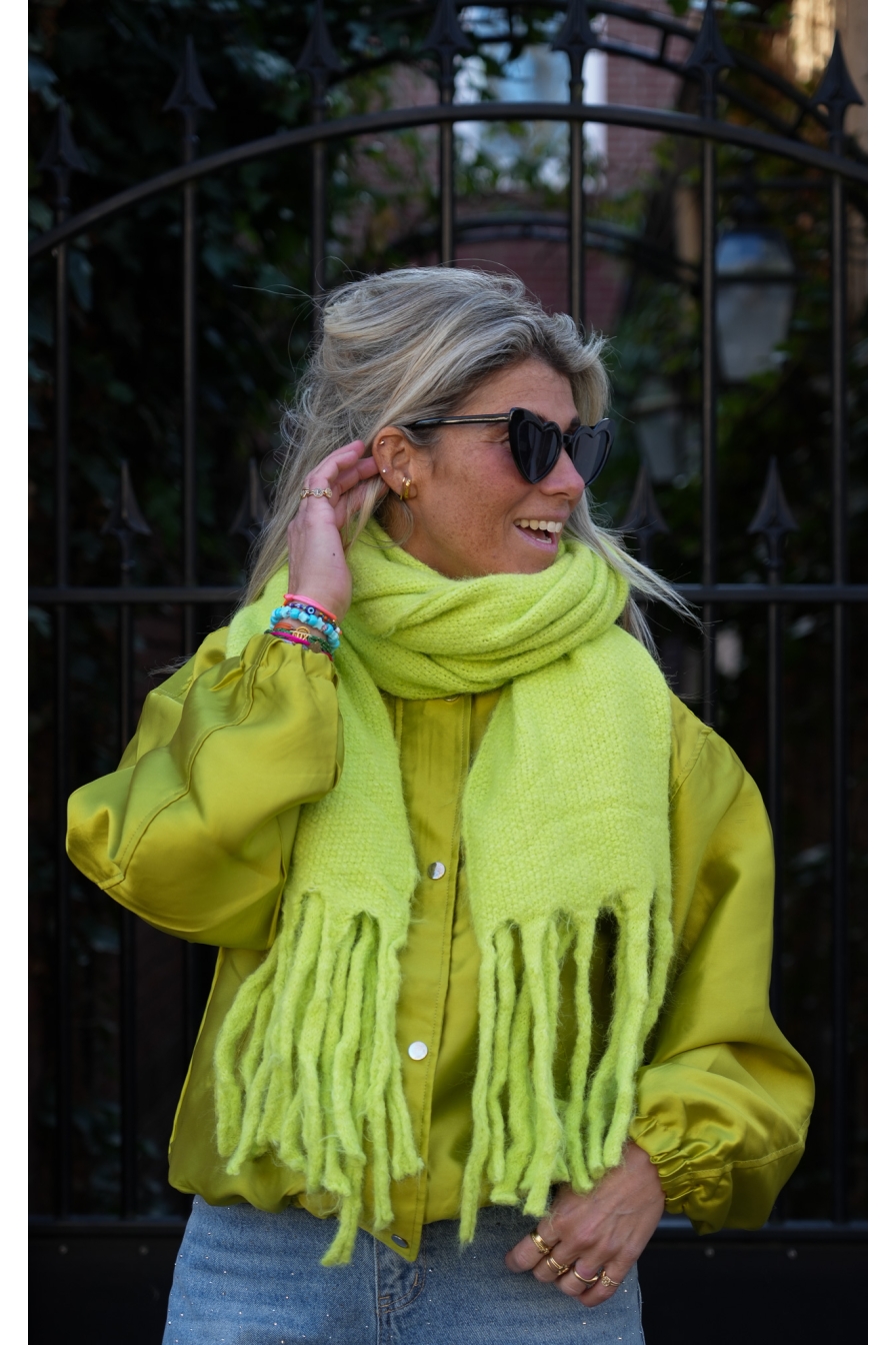 Sjaal Anna Lime