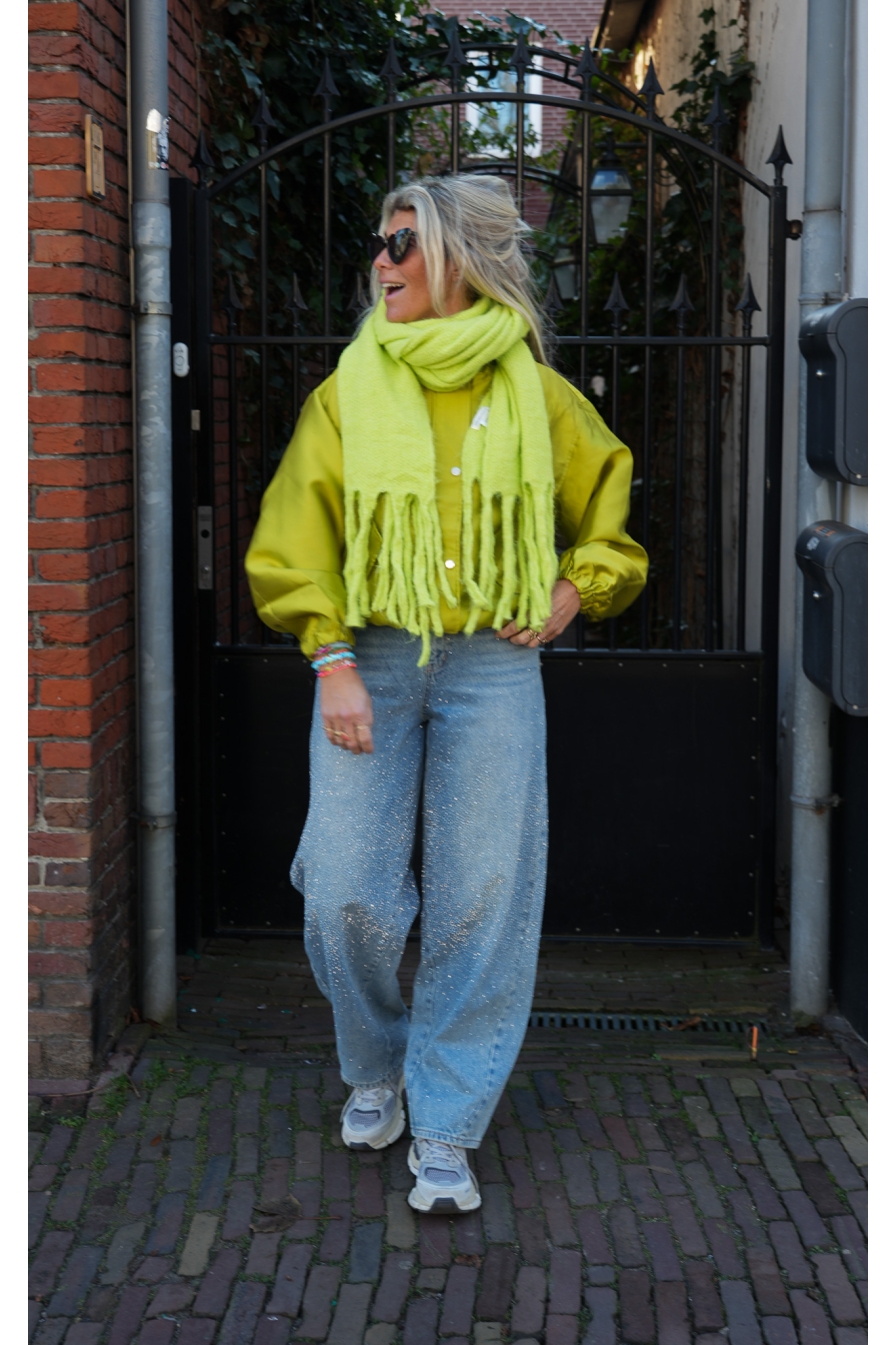 Sjaal Anna Lime