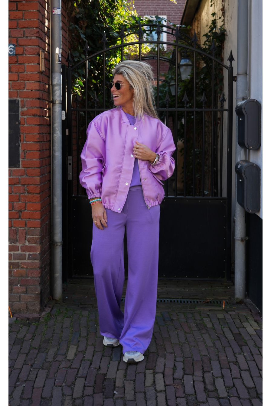 Bomber Metallic Lila