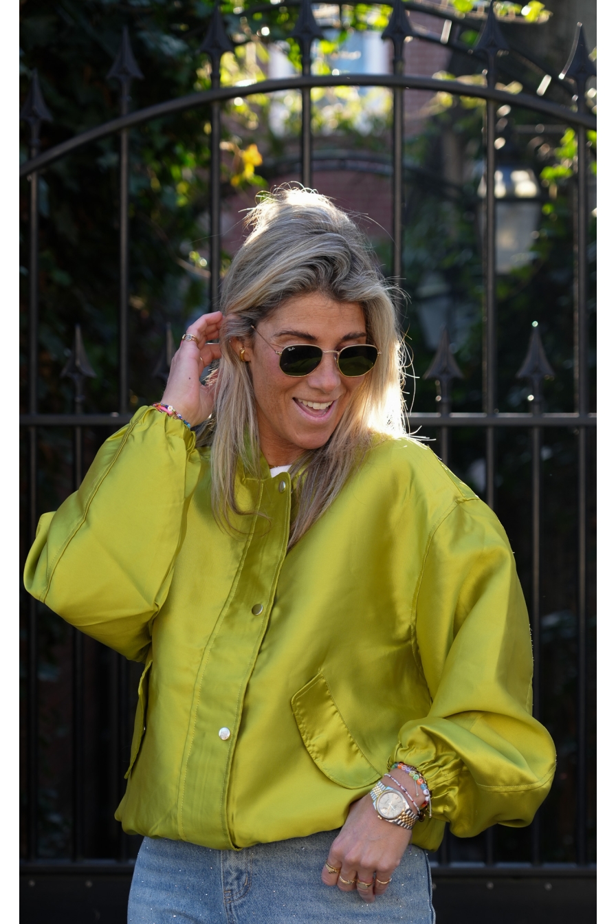 Bomber Metallic Lime