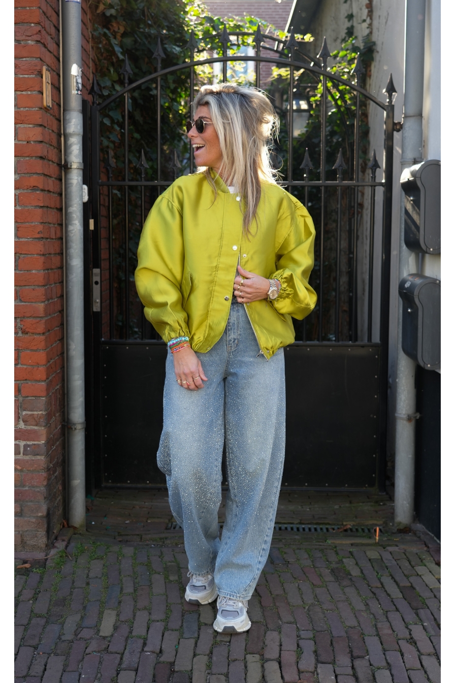 Bomber Metallic Lime