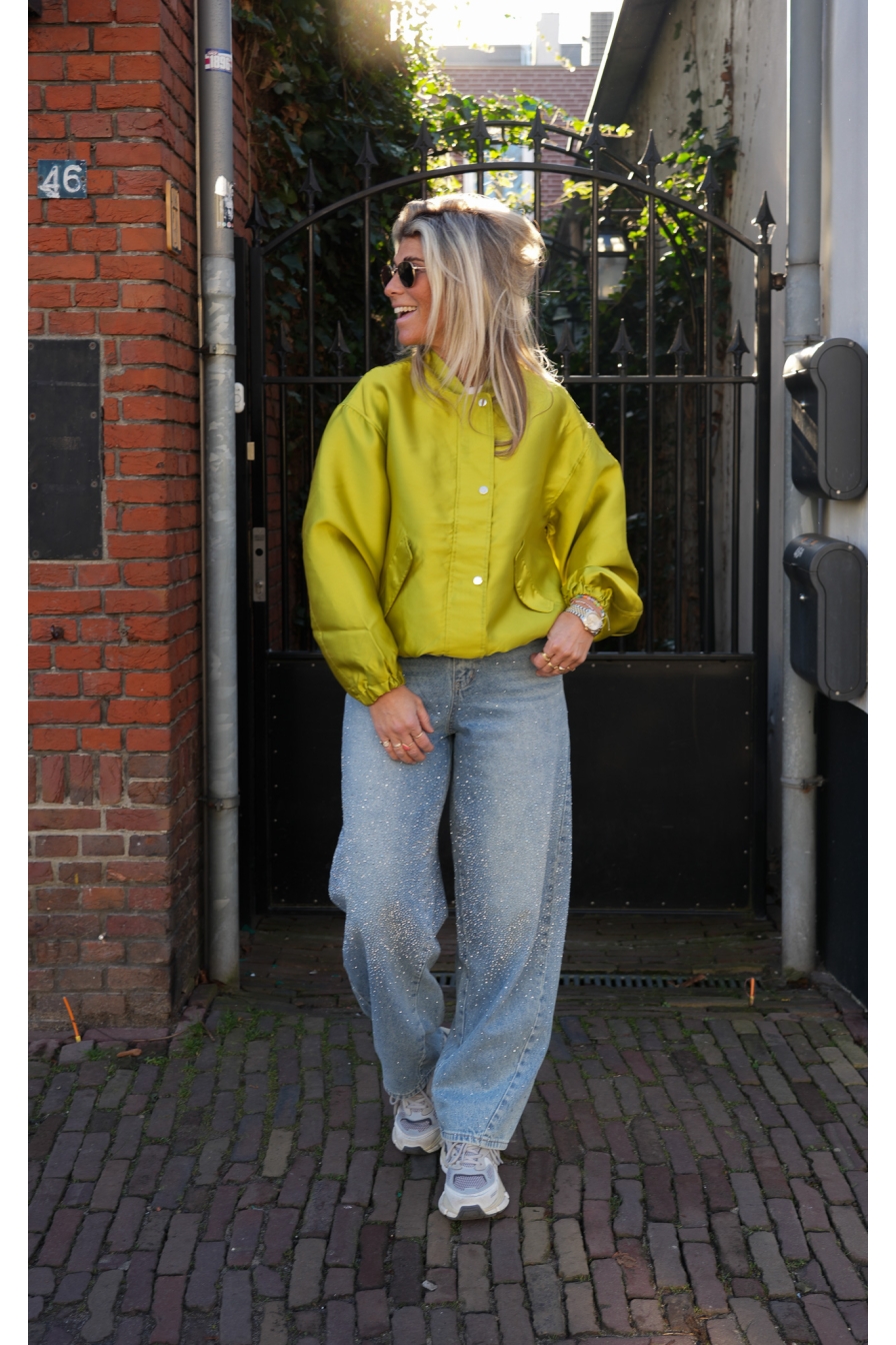 Bomber Metallic Lime