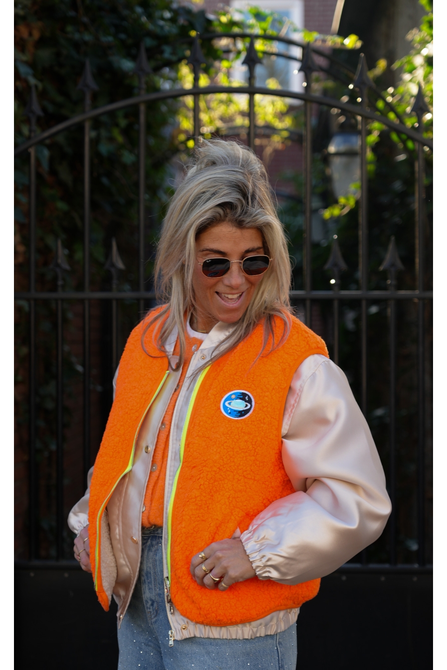 Gilet Reversible Saturnus Oranje