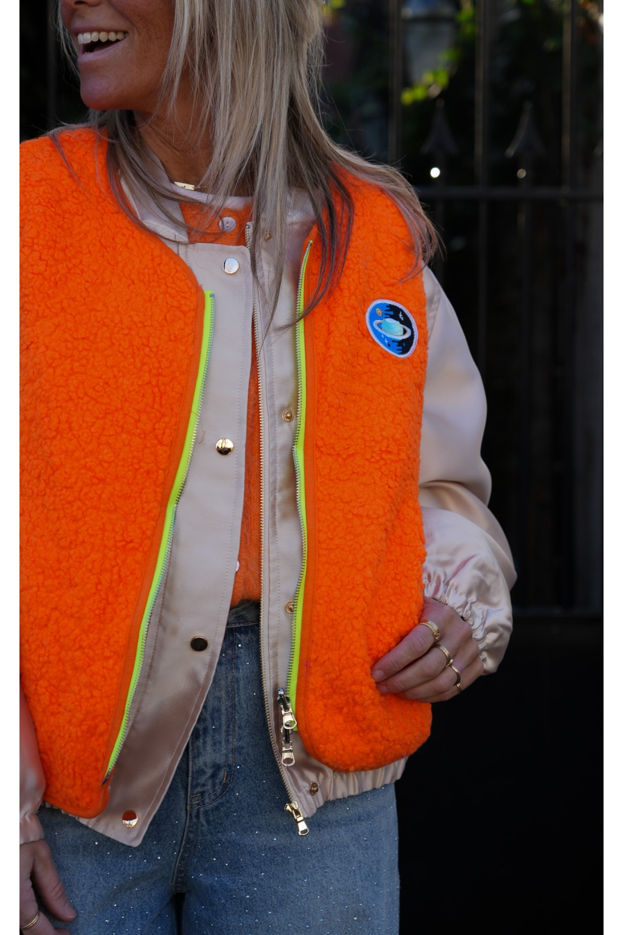 Gilet Reversible Saturnus Oranje
