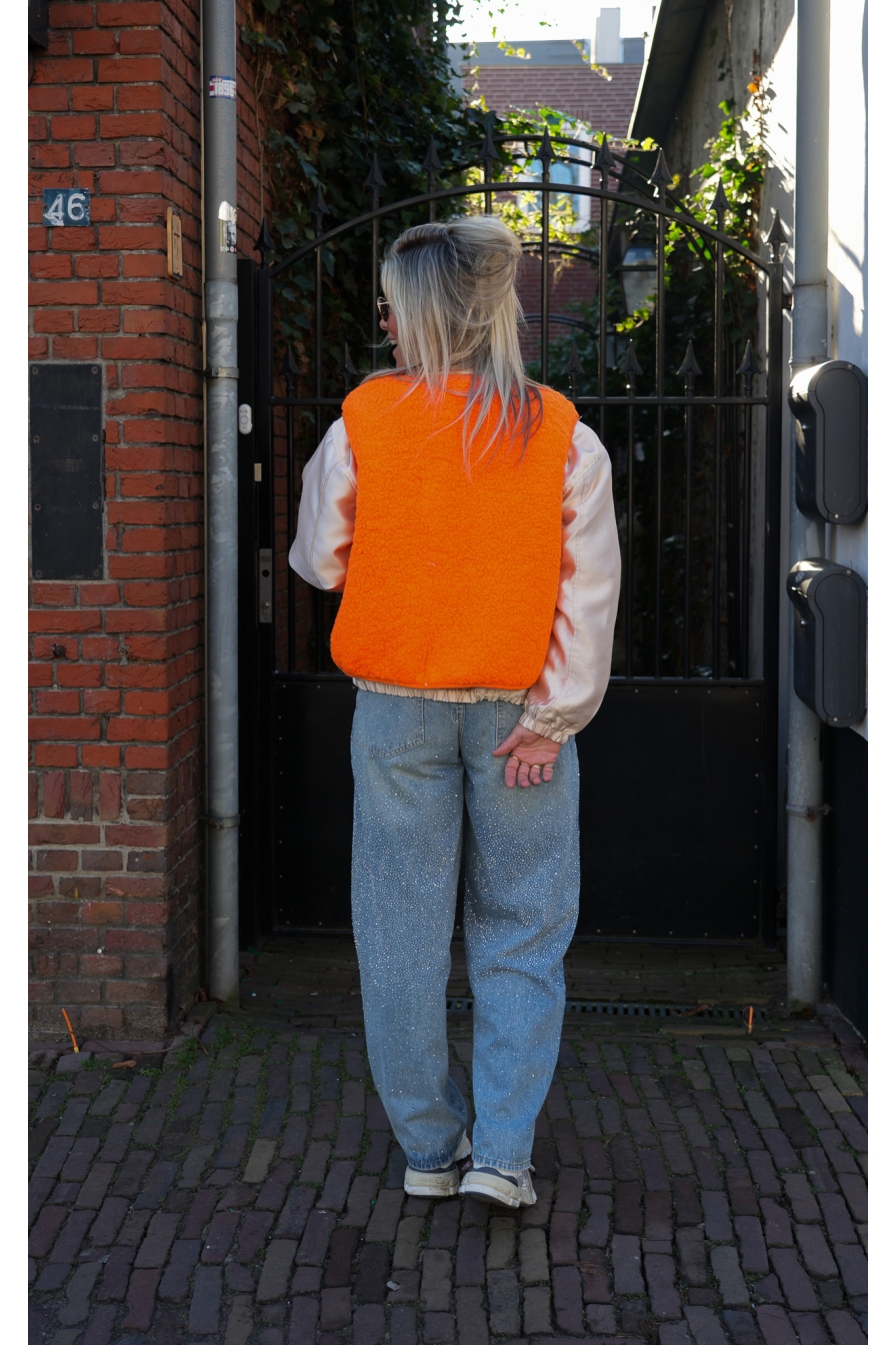 Gilet Reversible Saturnus Oranje