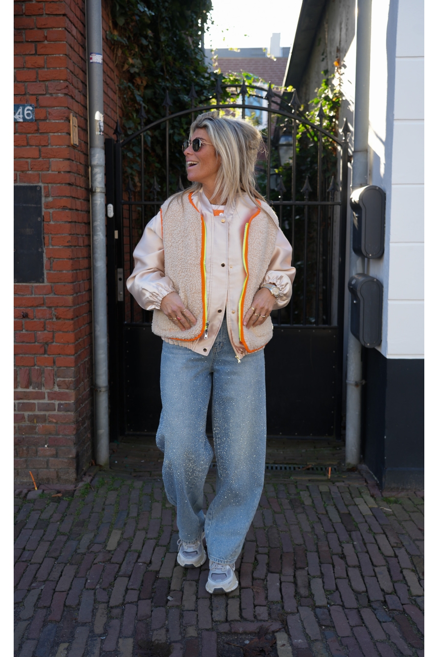 Gilet Reversible Saturnus Oranje