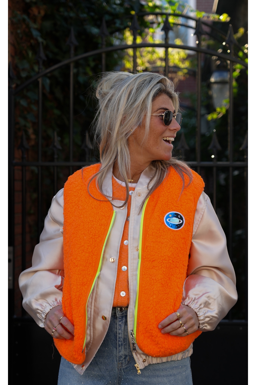 Gilet Reversible Saturnus Oranje