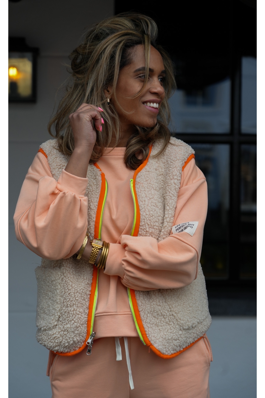 Gilet Reversible Saturnus Oranje