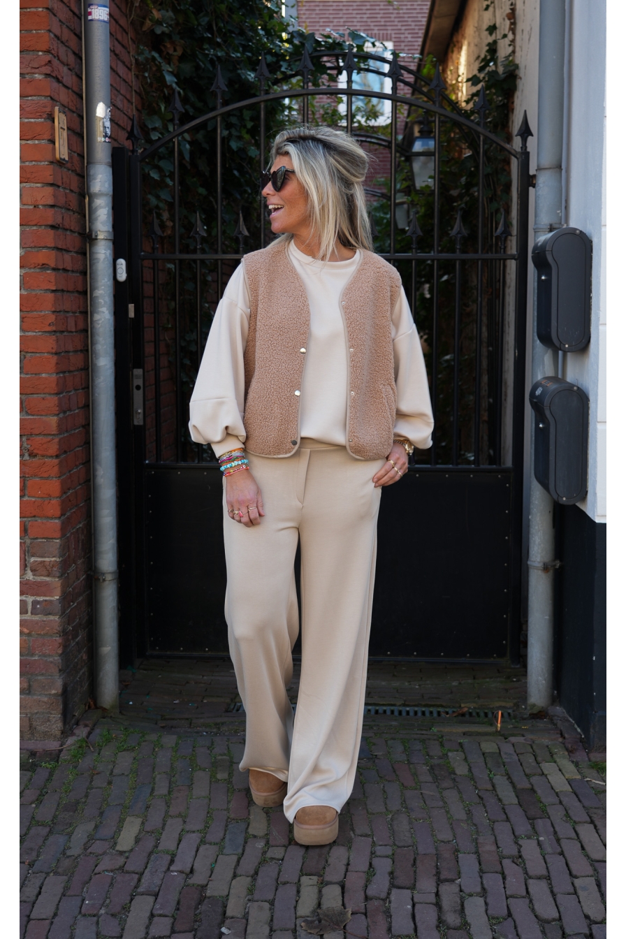 Teddy Gilet Gea Camel