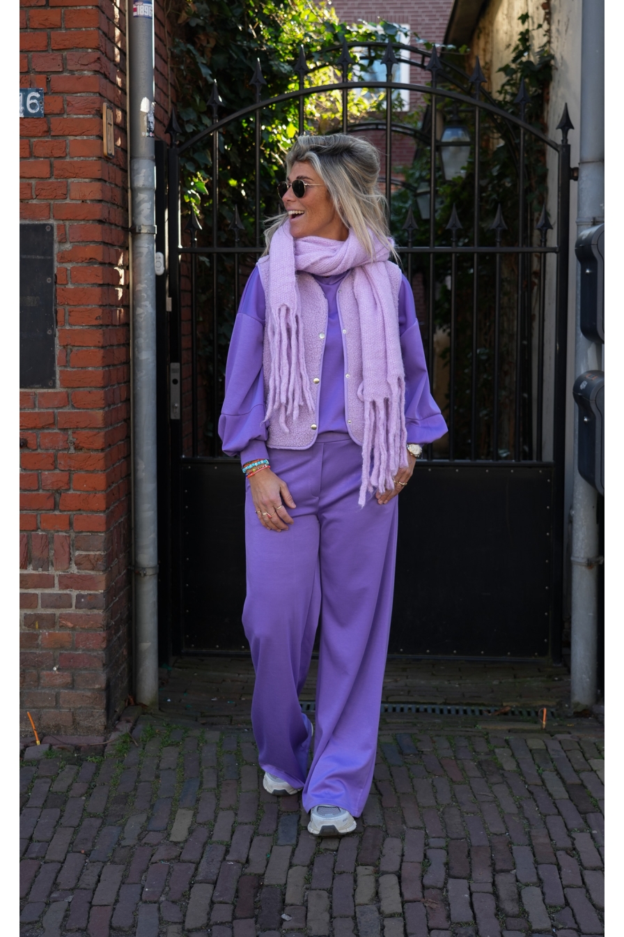 Teddy Gilet Gea Lila