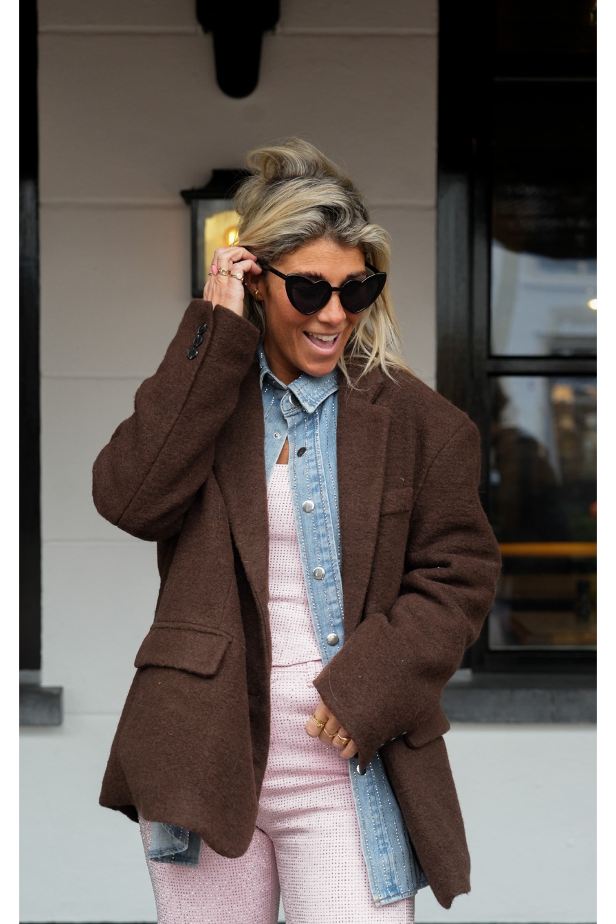 Oversized Blazer Choco