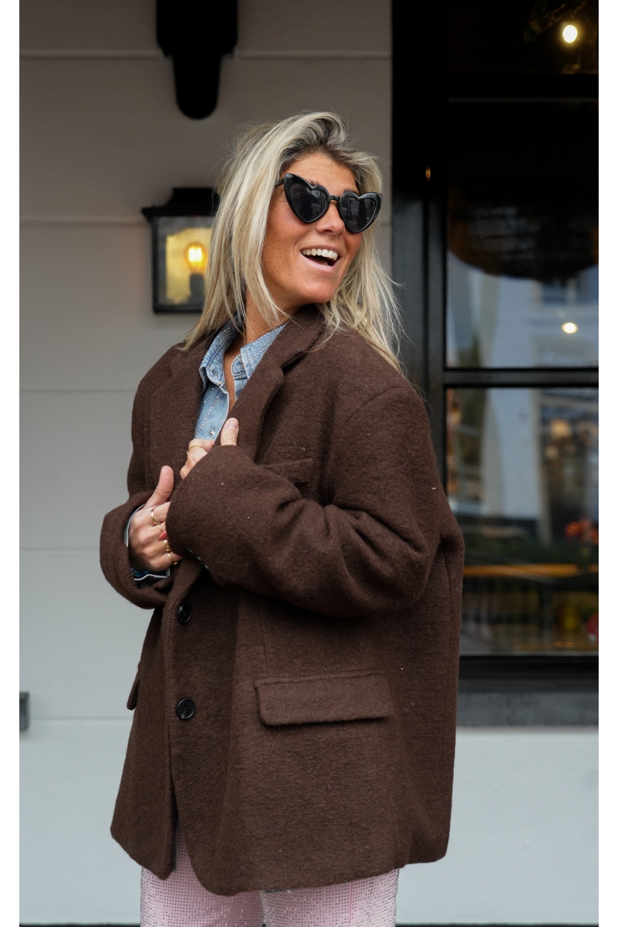 Oversized Blazer Choco