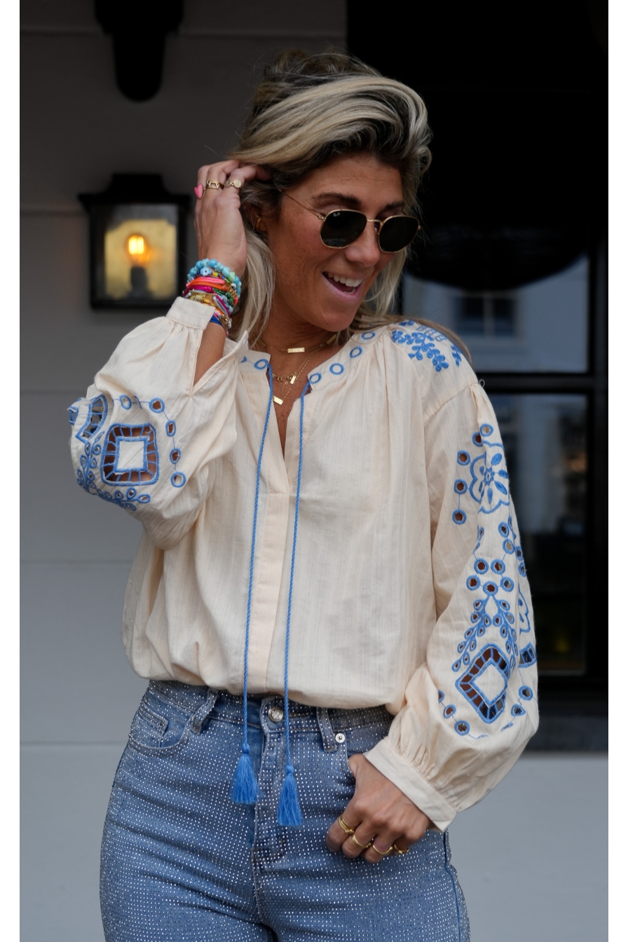 Blouse Amira Beige