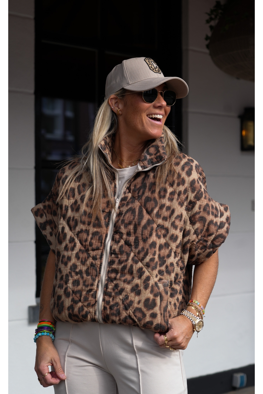 Bodywarmer Leopard Romy