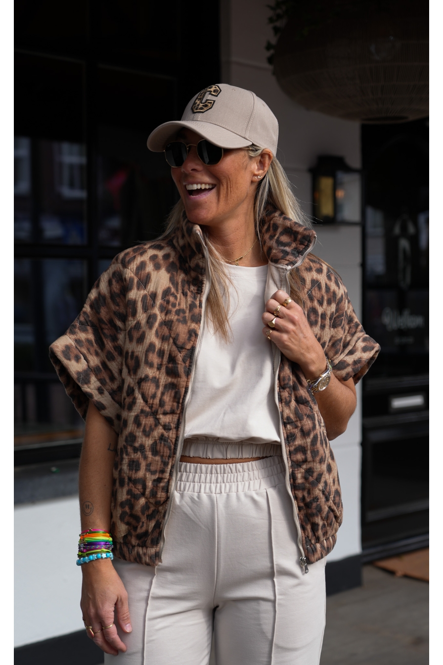 Bodywarmer Leopard Romy