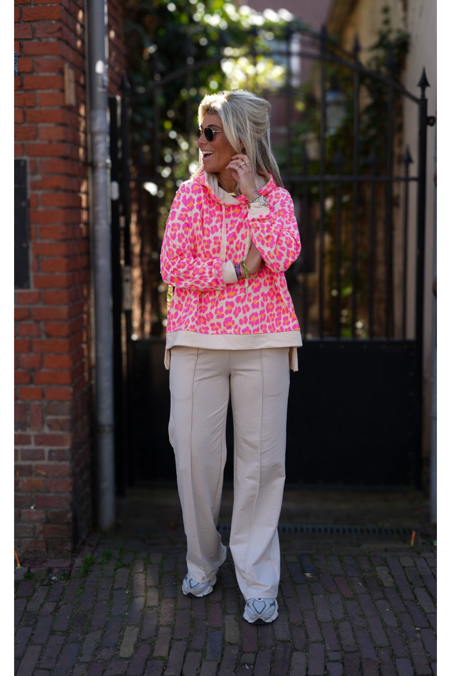 Hoody Fuchsia Leopard