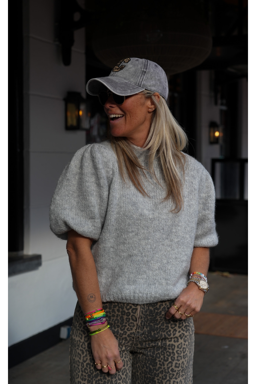 Trui Pofmouw Pauline Grijs