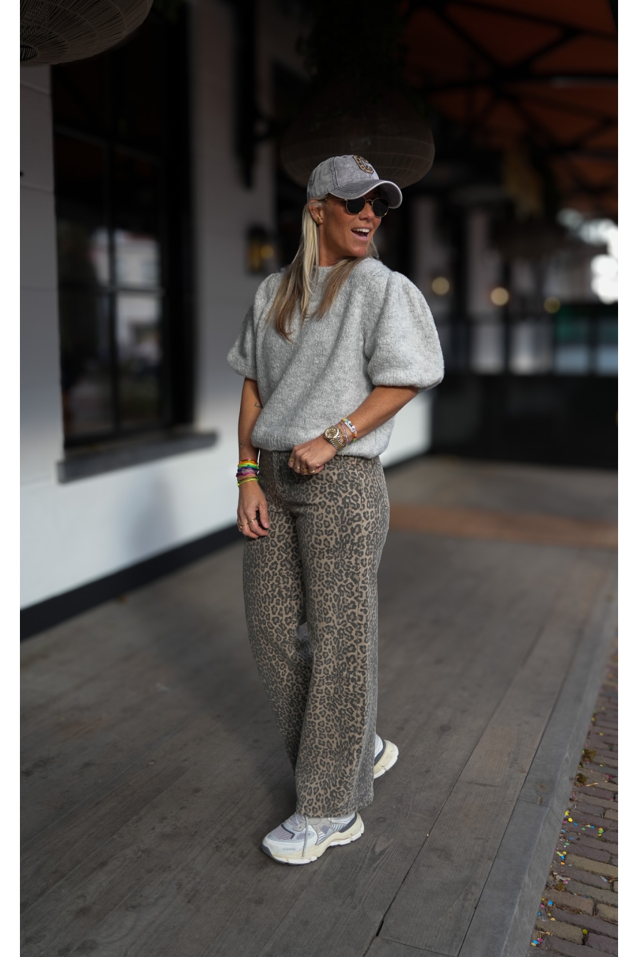 Trui Pofmouw Pauline Grijs