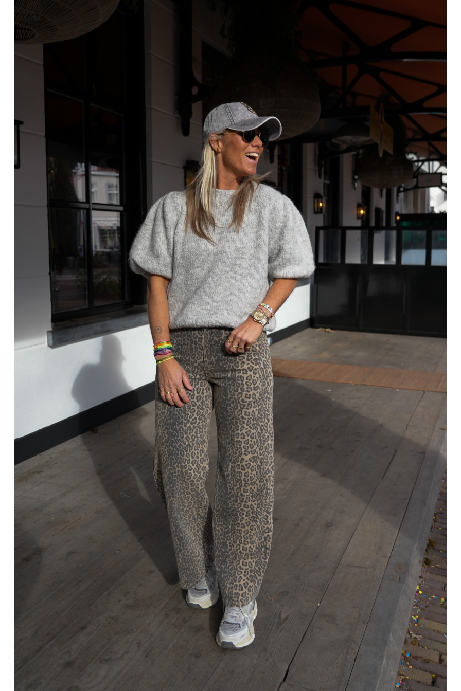 Trui Pofmouw Pauline Grijs