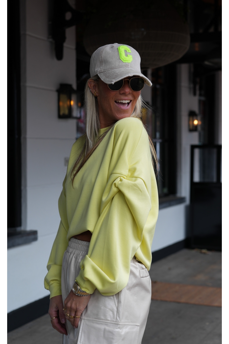 Cap C Stone Washed Grijs