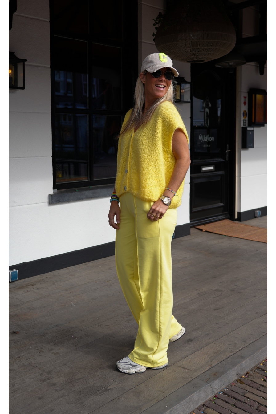 Sweat Pantalon Simone Geel